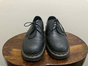 Dr. Martens 1461 Ziggy Black Leather 3-Eye Shoes Size US Men's 11 B10